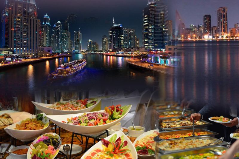 Marina Dhow Cruise + 5 Star Dinner & Service by ABC Tours