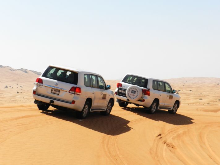 Morning Desert Safari in Dubai + Camel Ride & Sand Ski by ABC Tours