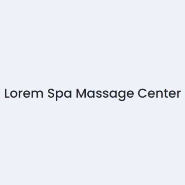 Lorem Spa Massage Center